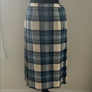 Vintage Plaid Aljean Wool Skirt Size Small, 6 or 8